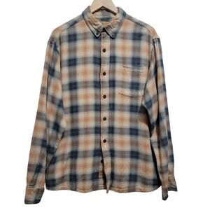 Redhead Ranch Mens Button Down Plaid Shirt Size Medium